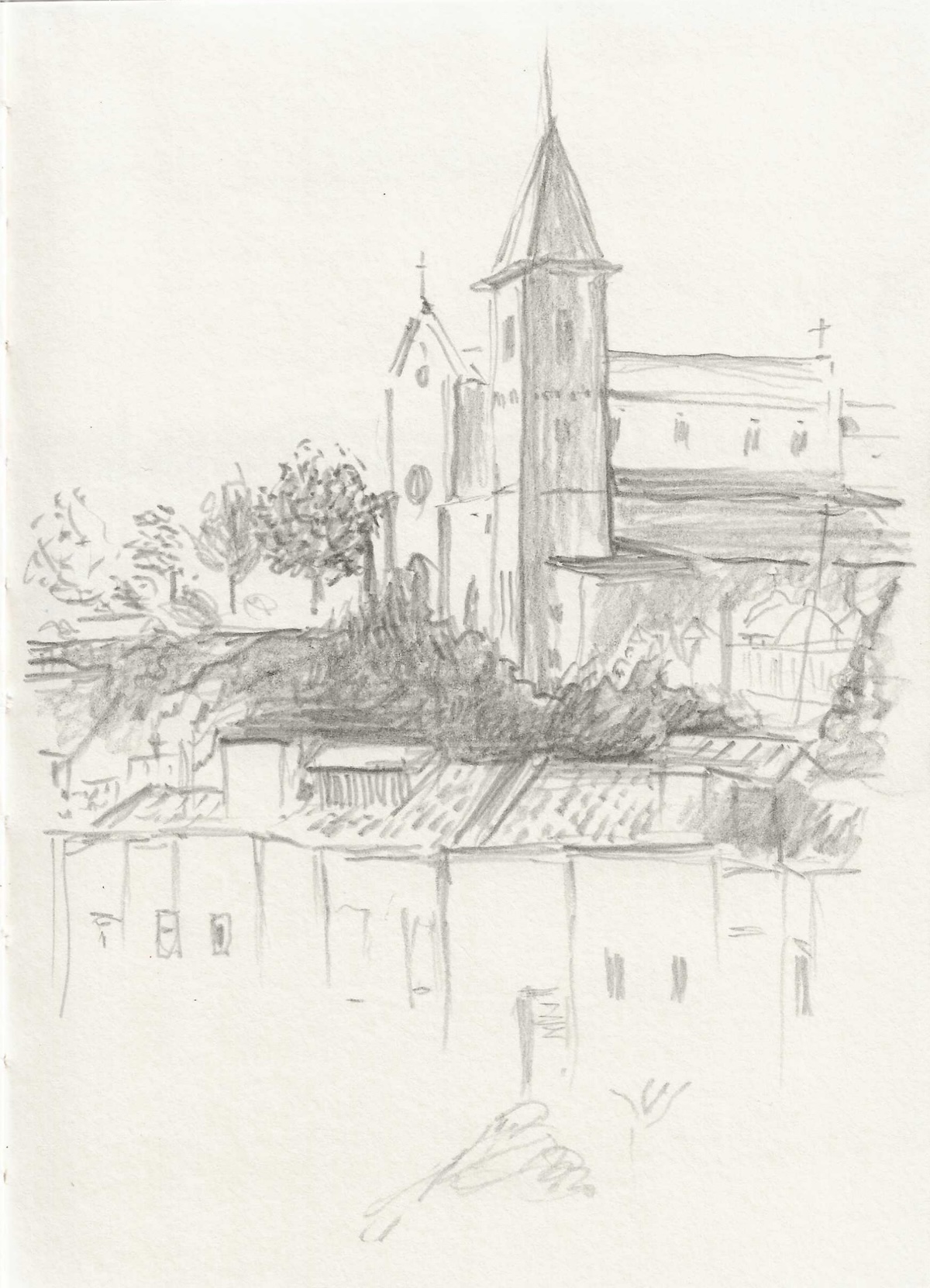 Vista da igreja