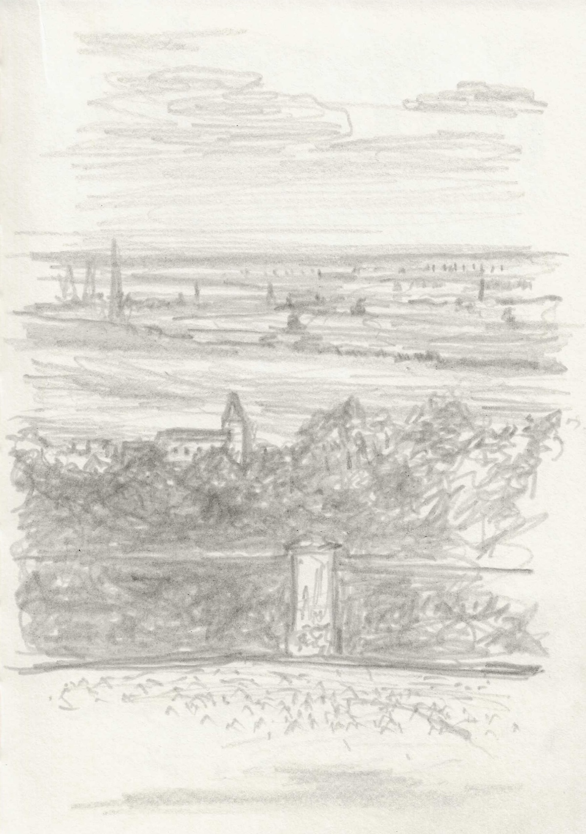 Vista do monumento a Hércules